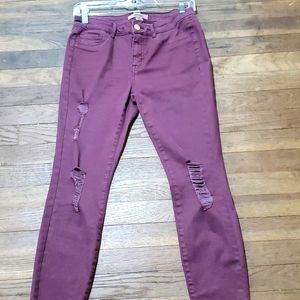 Refuge colored denim jeans